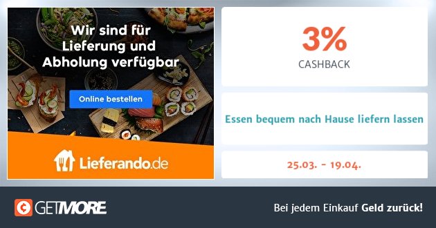 Aktion bei lieferando.de - Essen bequem nach Hause liefern ...